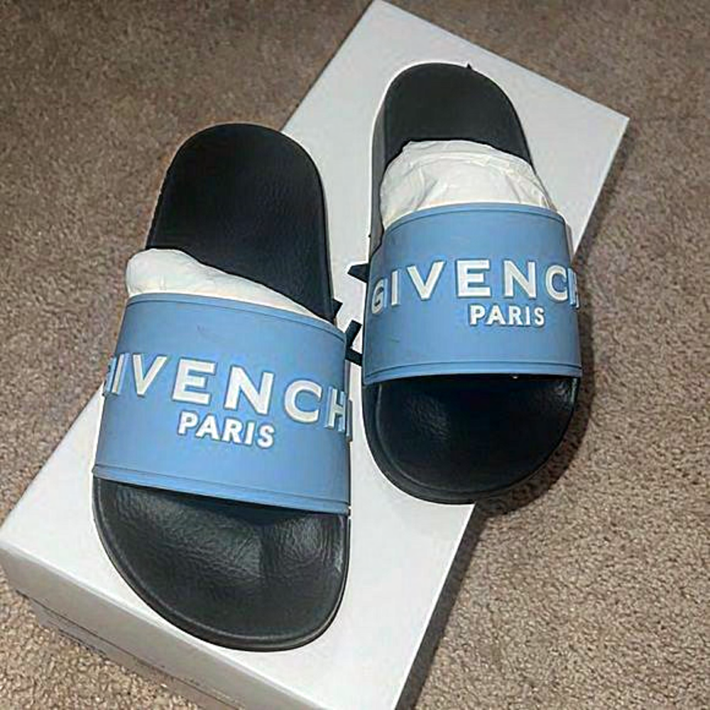 Givenchy blue slides size‎ 35